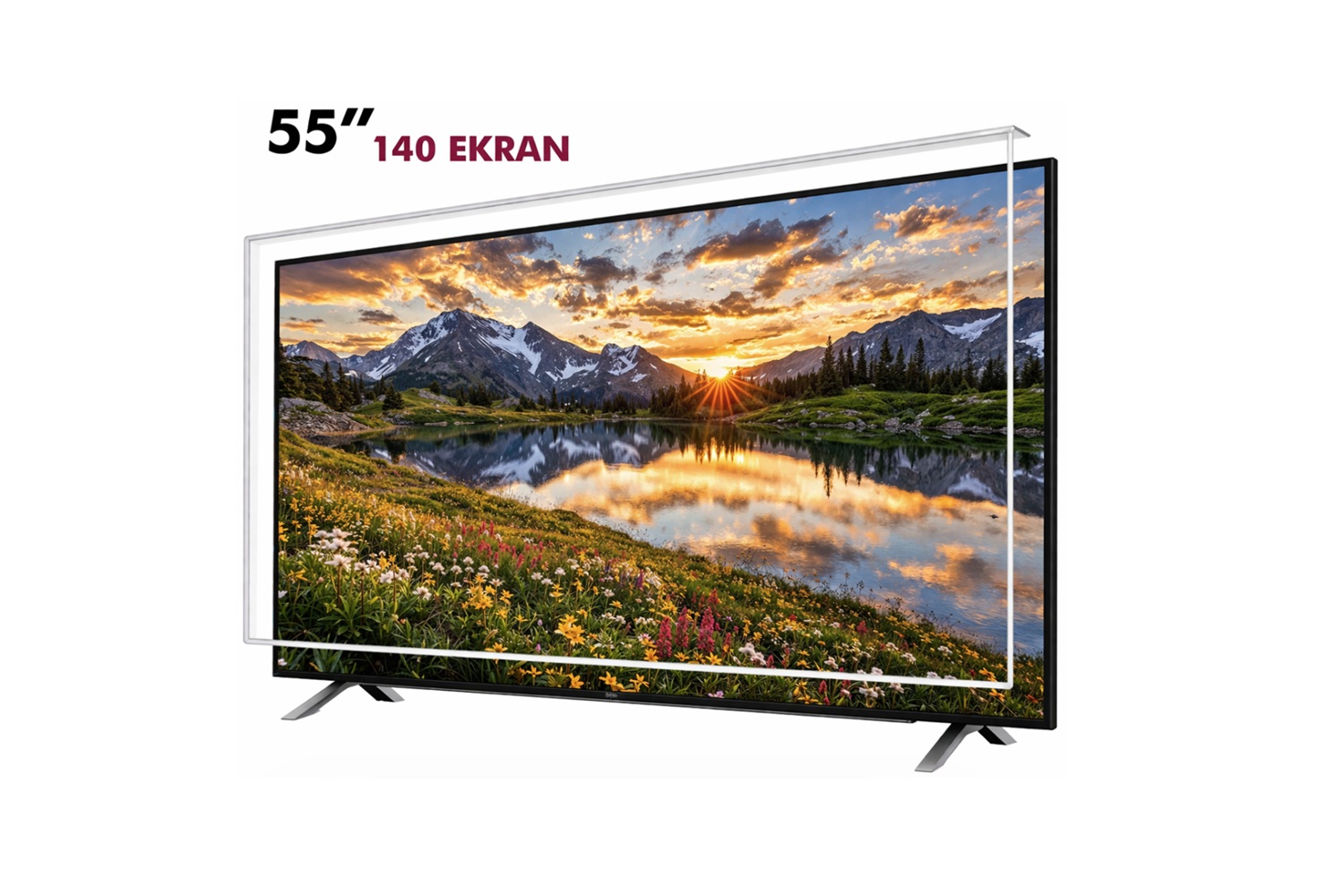 GM - 55" 140 Ekran - Tv Ekran Koruyucu - (5'li Kutu)