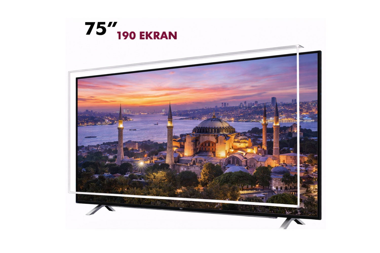 GM - 75" 190 Ekran - Tv Ekran Koruyucu - (5'li Kutu)